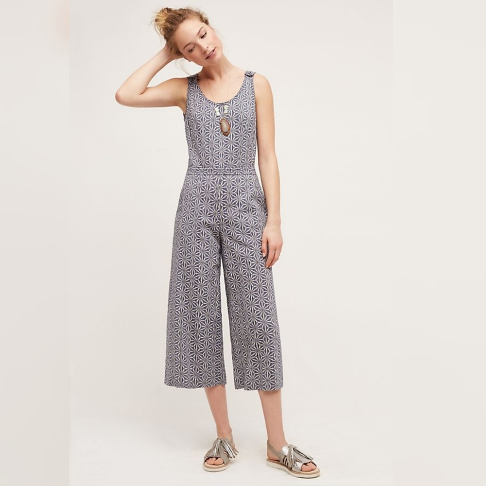 Anthropologie Elevenses Windward Jumpsuit